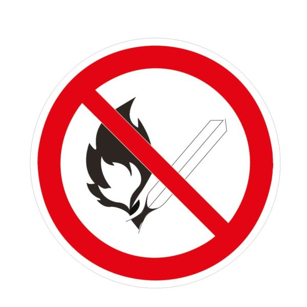 Flamme nue interdite